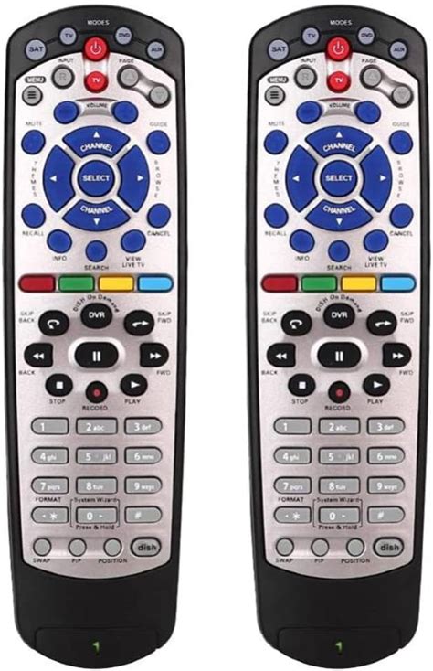 Pack Of 2 Universal Bell Pvr Receiver Ir Learning Remote Control For