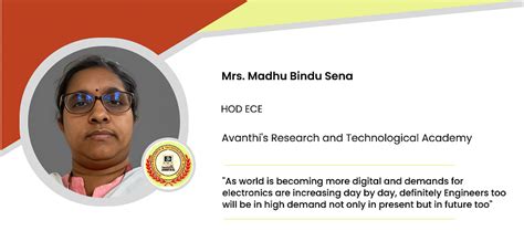 Avanthi S Research And Technological Academy Mrs Madhu Bindu Sena