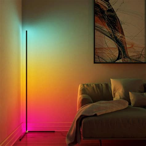 Multicolor Smart Floor Lamp Atmosphere Lamp App Control Diy Mode With