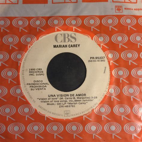 Mariah Carey - Vision Of Love (1990, Vinyl) | Discogs