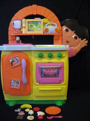 Fisher Price Dora The Explorer Talking Kitchen Piece Accessories