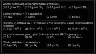 Mole Concept Dpp Pdf