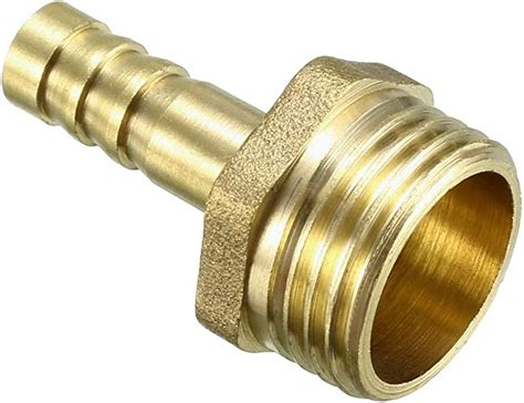 Sourcing Map Brass Barb Hose Fitting Connector Adapter 8 5mm Barbed X