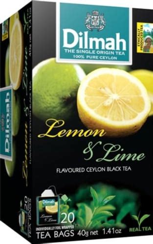 Dilmah Ceylon Black Tea With Lemon Lime Pack Of Pack Of Fry