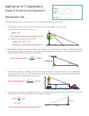 Worksheet Chapter 10E 1617 Answer Pdf Application Of