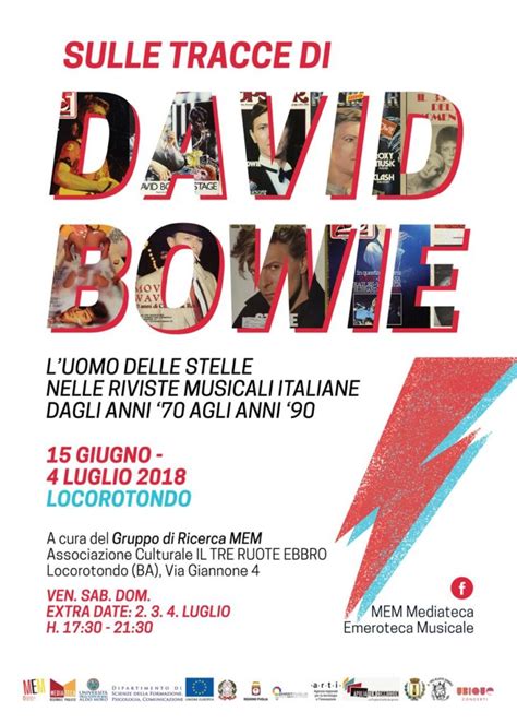 A Locorotondo La Nuova Edizione Della Mostra Dedicata A David Bowie