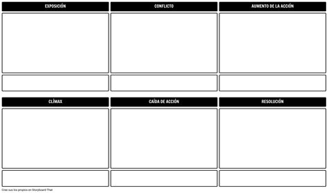 Plot Diagram Planner Storyboard Plantilla Storyboard