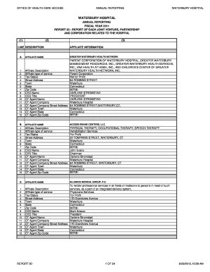 Fillable Online Ct Waterbury Hospital Ct Gov Ct Fax Email Print