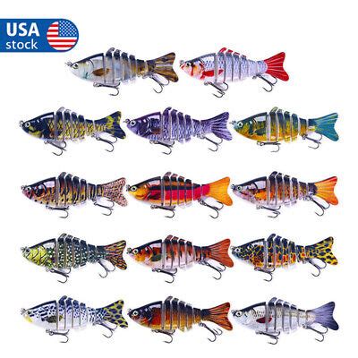 Pcs Lot Multi Jointed Bait Segment Fishing Lures Swimbait Bionic