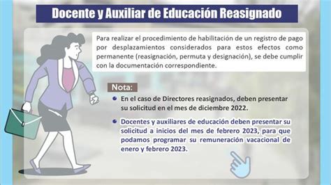 Pago de personal directivo docente y auxiliar de educación reasignado