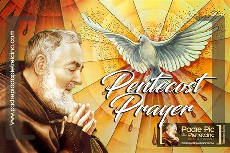 Pentecost Prayer Holy Spirit Come To Me