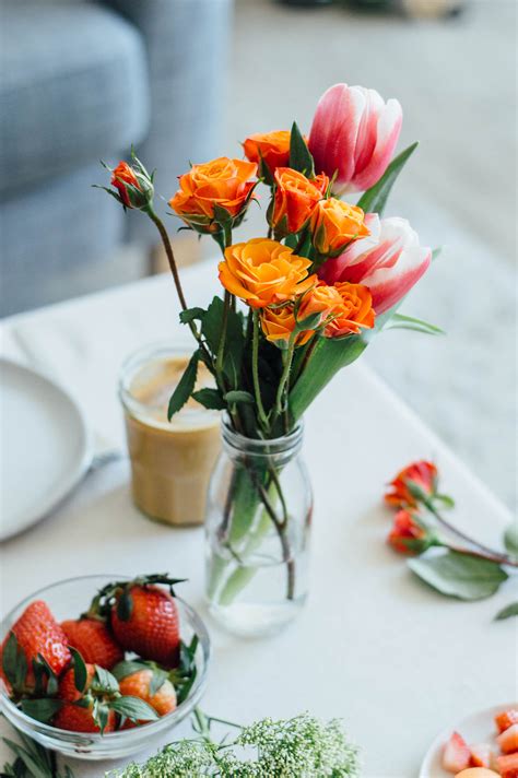 Floral Spring Brunch And How To Prep In One Hour Or Less By Gabriella