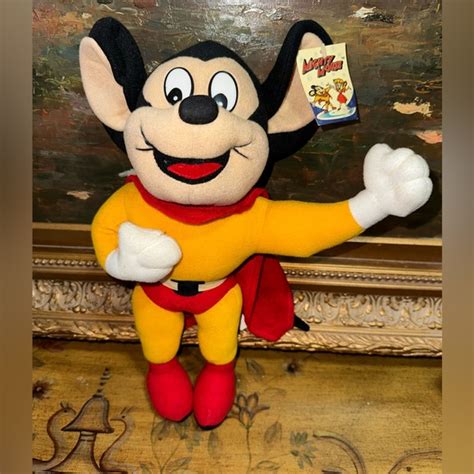 Mighty Mouse Toys 998 Vintage Terrytoons 14 Mighty Mouse Plush Doll Toy Network Tags