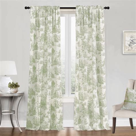 Amazon Xtmyi Sage Green Curtains Inches Long For Bedroom Room