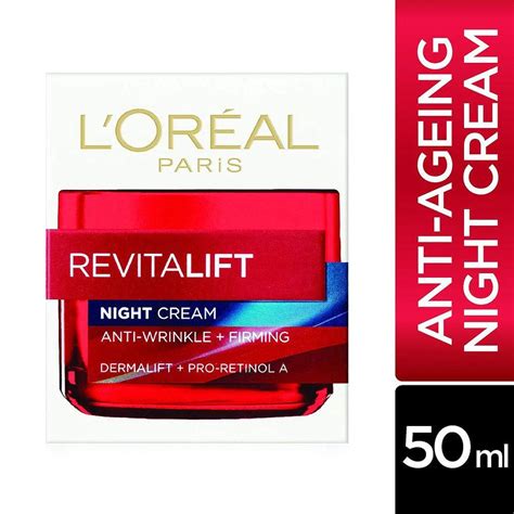 L Oreal Paris Revitalift Anti Wrinkle And Firming Night Cream Ml