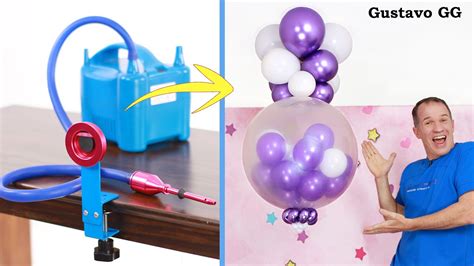 COMO METER UN GLOBO DENTRO DE OTRO Balloon Stuffing Tool Arreglos Con