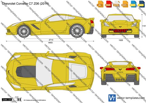 Templates - Cars - Chevrolet - Chevrolet Corvette C7 Z06