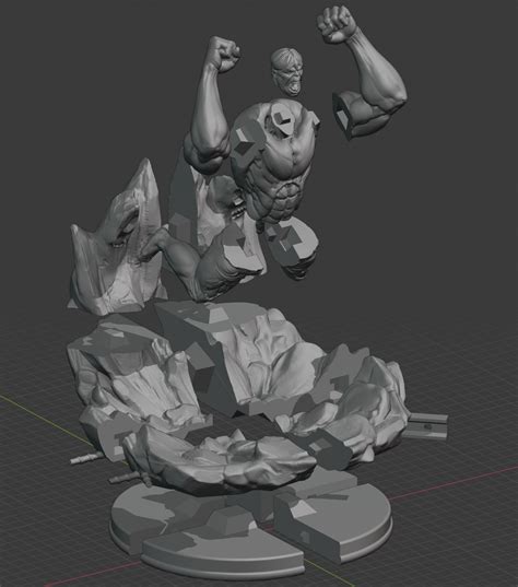 ArtStation - Hulk 3D Print | Resources