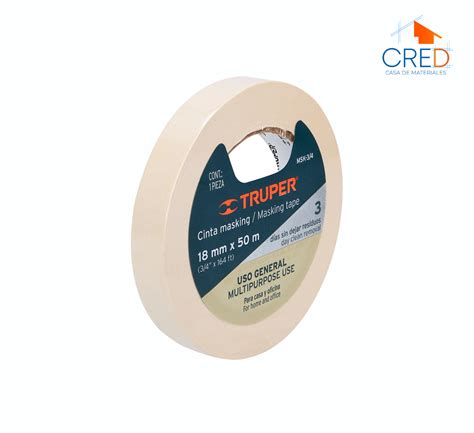 Cinta Masking Tape De X M Truper Materiales Cred