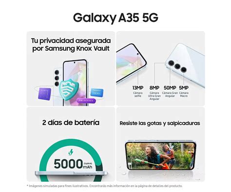 2024 New Samsung Galaxy A35 5G Smartphone 128GB 256GB Exynos 1380 50MP