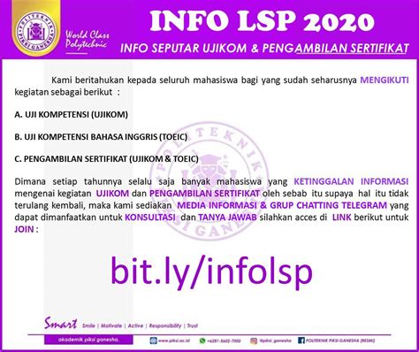 Lembaga Sertifikasi Profesi Lsp Silahkan Bagi Yang Membutuhkan Atau