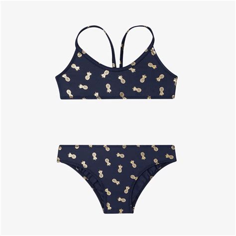 Slipstop Pine Çocuk Lacivert Bikini Çocuk Mayo Mayoşort