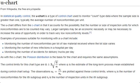 u-chart From Wikipedia, the free encyclopedia In | Chegg.com