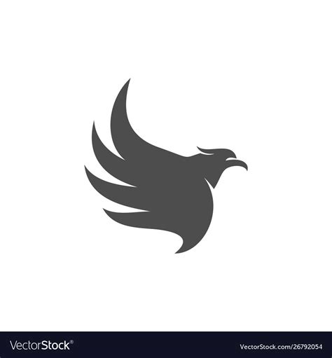 Eagle logo design sport logo template Royalty Free Vector