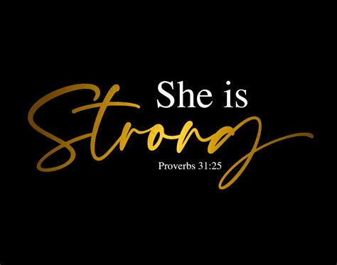 She Is Strong Svg Proverbs 31 25 Svg Christian Shirt Svg Etsy