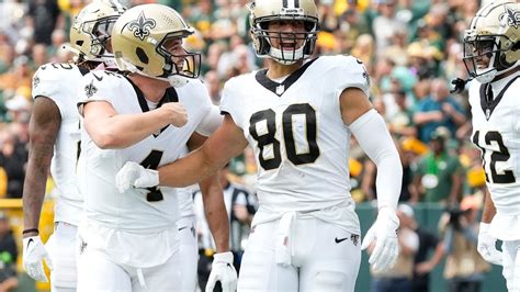 Saints TE Jimmy Graham scores touchdown catch in return to Green Bay