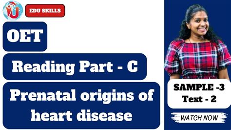 Edu Skills OET Reading Part C Prenatal Origins Of Heart Disease