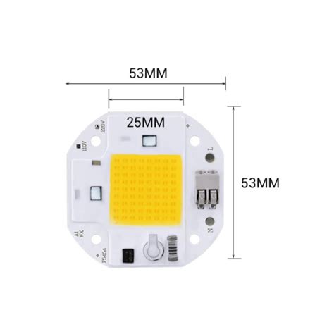 Led Cob Alta Potencia W Vac Luz Blanco C Lido