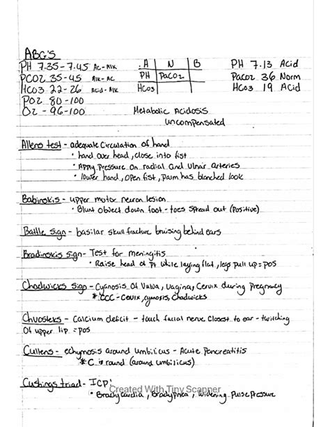 Study Guide Week 1 283 NUR 283 Created With Tiny Scanner Created