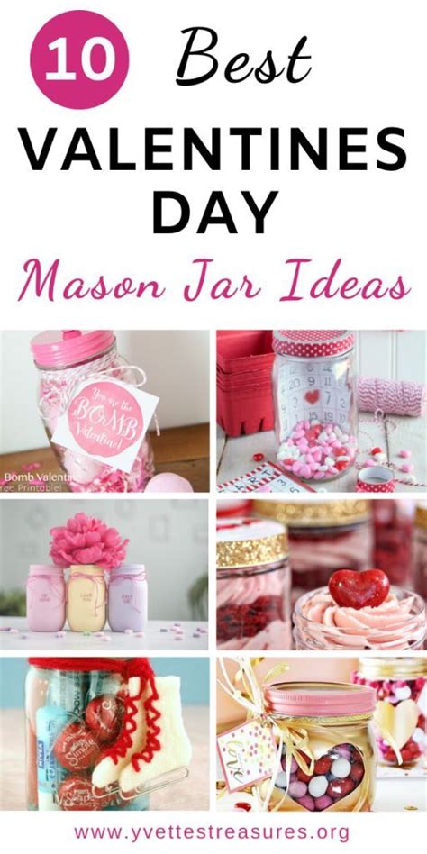 Easy DIY Valentines Day Mason Jars Valentine Mason Jar Valentines