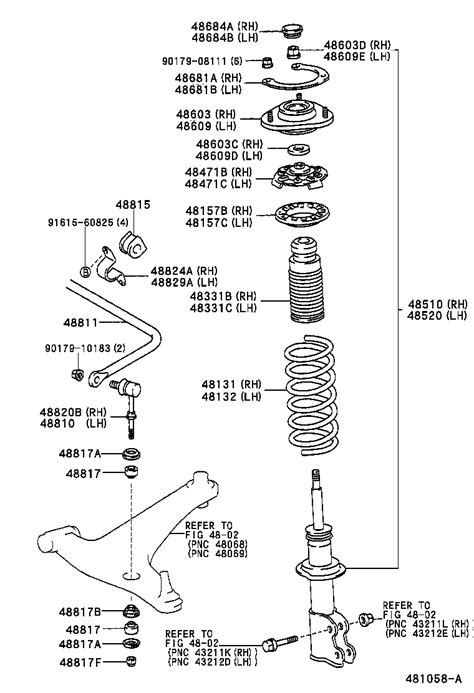 Toyota Mr Zzw L Akfqhw Powertrain Chassis Front Spring Shock