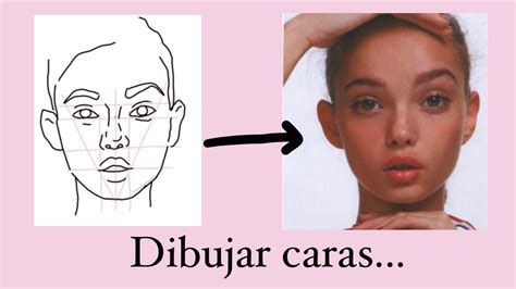 Como Dibujar Una Cara Paso A Paso Tutorial Youtube