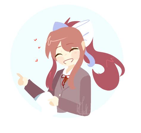 Monika's poem. : DDLC | Literature club, Anime nerd, Fan art