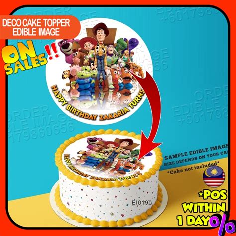 Printing Ei Toy Story Edible Image Print Cake Photo Icing Paper