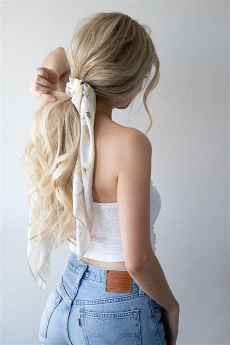 Easy Hairstyles For Spring Alex Gaboury Scarf Hairstyles