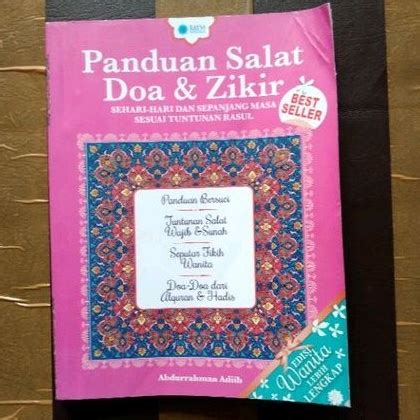 Jual Panduan Salat Doa Zikir Edisi Wanita Lebih Lengkap Oleh