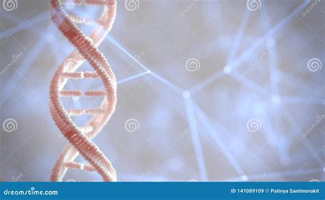 DNA Structure Genetic Material Macro Stock Illustration - Illustration ...