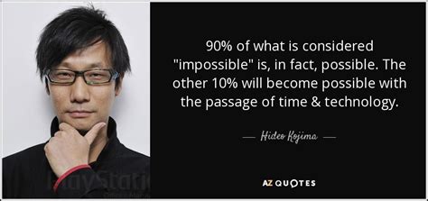 TOP 25 QUOTES BY HIDEO KOJIMA | A-Z Quotes