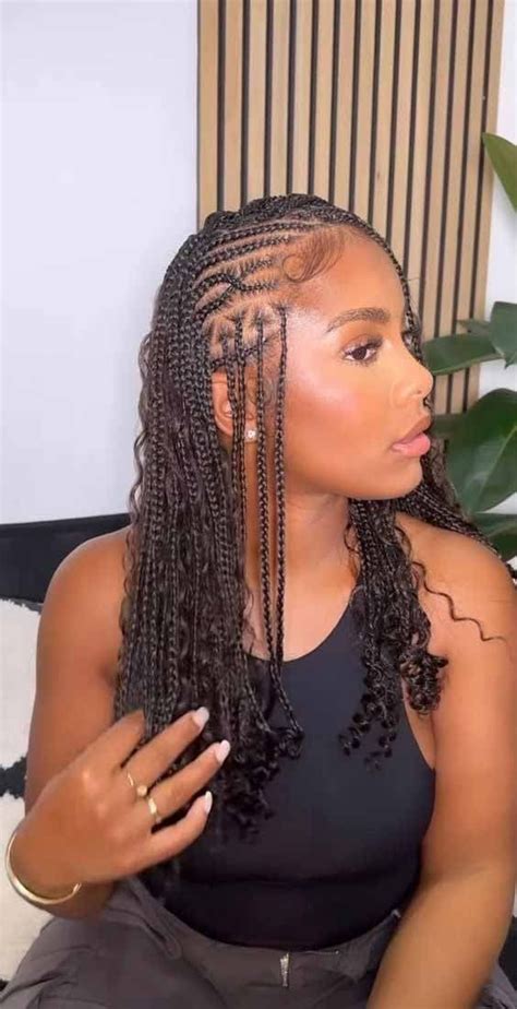 Les Types De Tresses Africaines Pour Les Femmes Short Box Braids