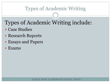 Ppt Lesson 8 Academic Writing Powerpoint Presentation Free Download