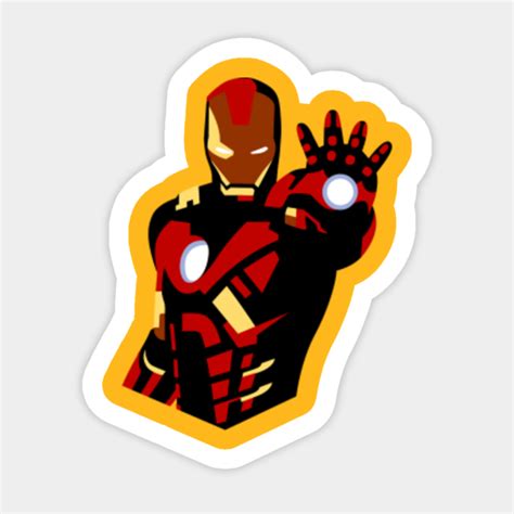 Ironman Iron Man Sticker Teepublic