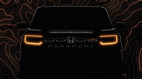 Honda Passport Trailsport Teased Looking Boxy And Rugged Autoblog