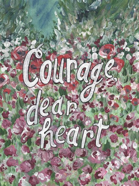 Courage Dear Heart ART PRINT • Sweet Sequels