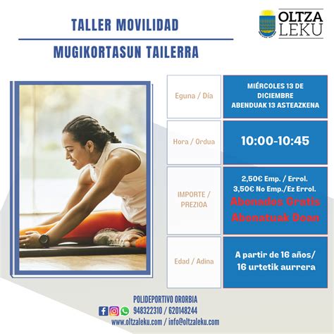 TALLER DE MOVILIDAD MUGIKORTASUN TAILERRA Oltzaleku