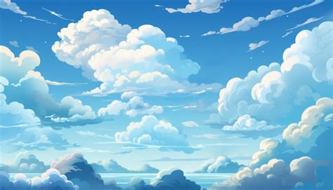 Premium Photo | Blue sky clouds background