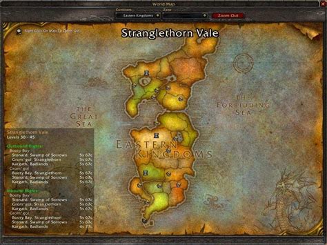 Map Of The Eastern Kingdoms Maping Resources